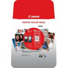 Canon PG-560XL / CL-561XL eredeti tintapatron, fekete + sznes csomag + fotpapr