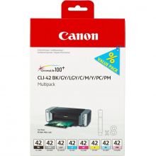 Canon CLI-42 eredeti tintapatron, C, M, Y, BK, PC, PM, GY, LGY csomag