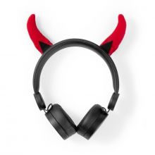 On-Ear vezetkes fejhallgat | 3.5 mm | Kbel hossz: 1.20 m | 85 dB | Fekete / Piros