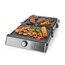 Nedis KAGR151FSR kontaktgrill, 2000W, inox