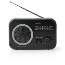 Nedis RDFM1330GY hordozhat FM rdi, Bluetooth, fekete-szrke