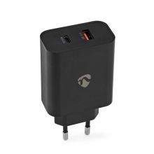 Fali Tlt | 65 W | Gyors tlts funkci | 2.0 / 2.25 A / 3.25 A A | Kimen csatlakozk szma: 2 | USB-A / USB-C | Automatikus Feszltsg Kivlaszts