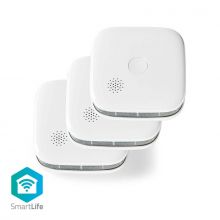 Nedis WIFIDS20WT3 SmartLife fstrzkel-riaszt, 3db, fehr