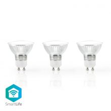 Nedis WIFILW11CRGU10 SmartLife 3db LED izz, 5W, GU10, meleg fehr