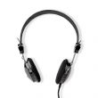 Nedis On-Ear vezetkes fejhallgat | 3.5 mm | Kbel hossz: 1.10 m | Fekete
