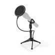 Nedis Nedis MPST01BK csipeszes asztali mikrofon llvny, 19.4-23cm, popfilter
