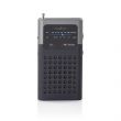 Nedis Nedis RDFM1100GY hordozhat FM rdi, Bluetooth, fekete-szrke