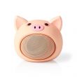 Nedis Nedis SPBT4110NC Pinky Pig hordozhat Bluetooth hangszr, 9W, rzsaszn